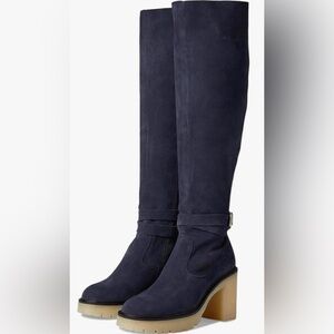 Free People Distressed Suede Knee-High Boots